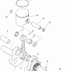 0900931 SPRINT ES Piston and crankshaft star and startrak