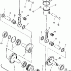 0891549 LONGTRAK/REVERSE Поршень и коленвал