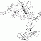 0890161 TRAIL SUPERTRAK Front suspension and ski supertrak