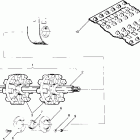 0890161 TRAIL SUPERTRAK Track and drive shaft  supertrak updated lo / 88