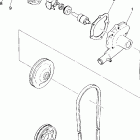 0890865 CLASSIC Water pump 500 and 500 classic