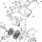 N880761 NOR TRAIL Blower housing and recoil starter trail