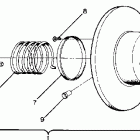 0881549 LONGTRAK Driven clutch ltr / startrak