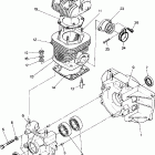 0880931 SPRINT ES Crankcase and cylinder star
