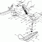 N880761 NOR TRAIL Front suspension and ski sport and trail