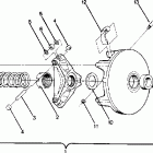 N880761 NOR TRAIL Drive clutch  sport and trail