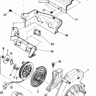 N880761 NOR TRAIL Blower housing and recoil starter sport