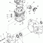 0881549 LONGTRAK Crankcase and cylinder startrak