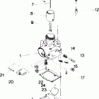 N870559 NOR 400 SKS Carburetor trail and 400