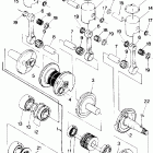 N870559 NOR 400 SKS Piston and crankshaft 600