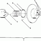0870933 SPRINT Driven clutch star, sprint and sprint e / s