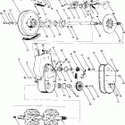 N870559 NOR 400 SKS Brake and chaincase sport, trail, 400 and 600