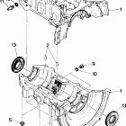 N870559 NOR 400 SKS Crankcase trail