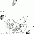 N870559 NOR 400 SKS Crankcase sport