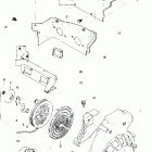 N860933 NOR SPRINT Recoil starter and blower housing