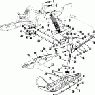 N860761 NOR TRAIL Front suspension and ski (600 le)