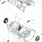 N860761 NOR TRAIL Crankcase (400)