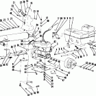 0850857 600 SE Engine mounting (trail)