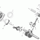 Skandic SWT Коленвал и поршни