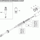 MX Z TNT 600 H.O. E-TEC (MJ9A, Early Edition) Амортизатор в разборе передний