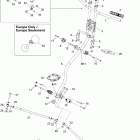 MX Z Renegade 600 H.O. E-TEC Рулевая