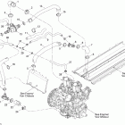 Summit X 600 H.O. E-TEC Система охлаждения