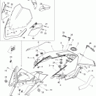 GSX Limited 600 H.O. E-TEC Стекло ветровое и консоль