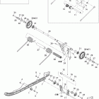 MX Z X 600 H.O. E-TEC Задний рычаг