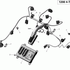 GTX SE 1200 4-TEC Жгут проводов и электрический блок