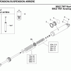 MX Z 50TH Anniversary Амортизатор в разборе задний 1