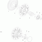 Skandic WT 600 Ведомый шкив