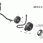 Summit X 600 H.O. E-TEC Магнето