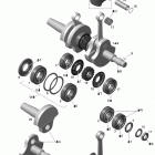 Summit Everest 500SS Коленвал и поршни