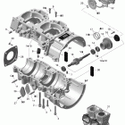 Summit X 600 H.O. E-TEC Картер и водяной насос