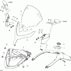 GSX Limited 1200 4-TEC Стекло ветровое и консоль