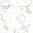 Skandic WT 600 01- engine and engine support wt 600