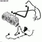 GSX LTD 600HO SDI Корпус дросселя