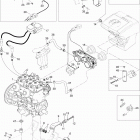 Skandic SUV 600HO SDI 01- engine and engine support 600ho sdi