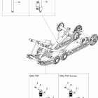 MX Z TNT 500SS Задний амортизатор