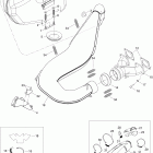 Skandic SUV 600HO SDI 01- exhaust system 600ho sdi