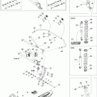 MX Z 550X Передняя подвеска и лыжи