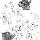 MX Z TRAIL 500SS Двигатель и крепление