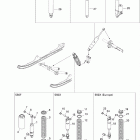 MX Z 550X Задняя подвеска, амортизаторы