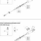 MX Z 550X 07- take apart shock, front 550x