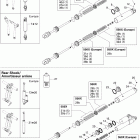 MX Z 550X 08- take apart shock, rear 550x