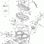 Skandic SUV 600HO SDI Цилиндр и головка цилиндра