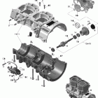 MX Z TRAIL 500SS Картер , водяной и масляный насос