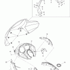 MX Z 550F 09- windshield and console fan
