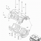 Skandic WT 550F 01- crankcase wt 550f