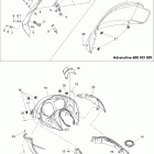 Summit 550F Стекло ветровое и консоль